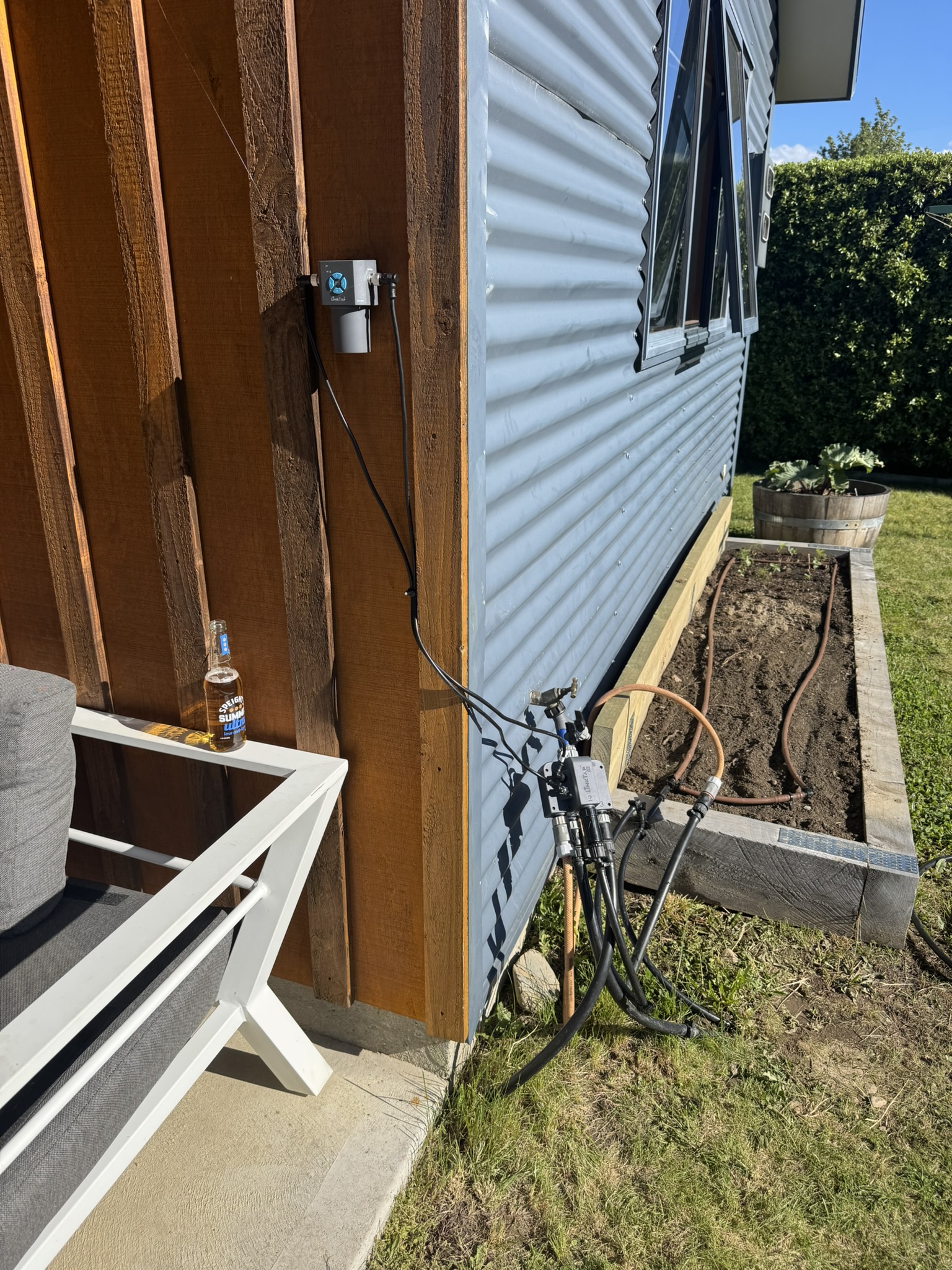 Link-Tap installed with transceiver placed up high.